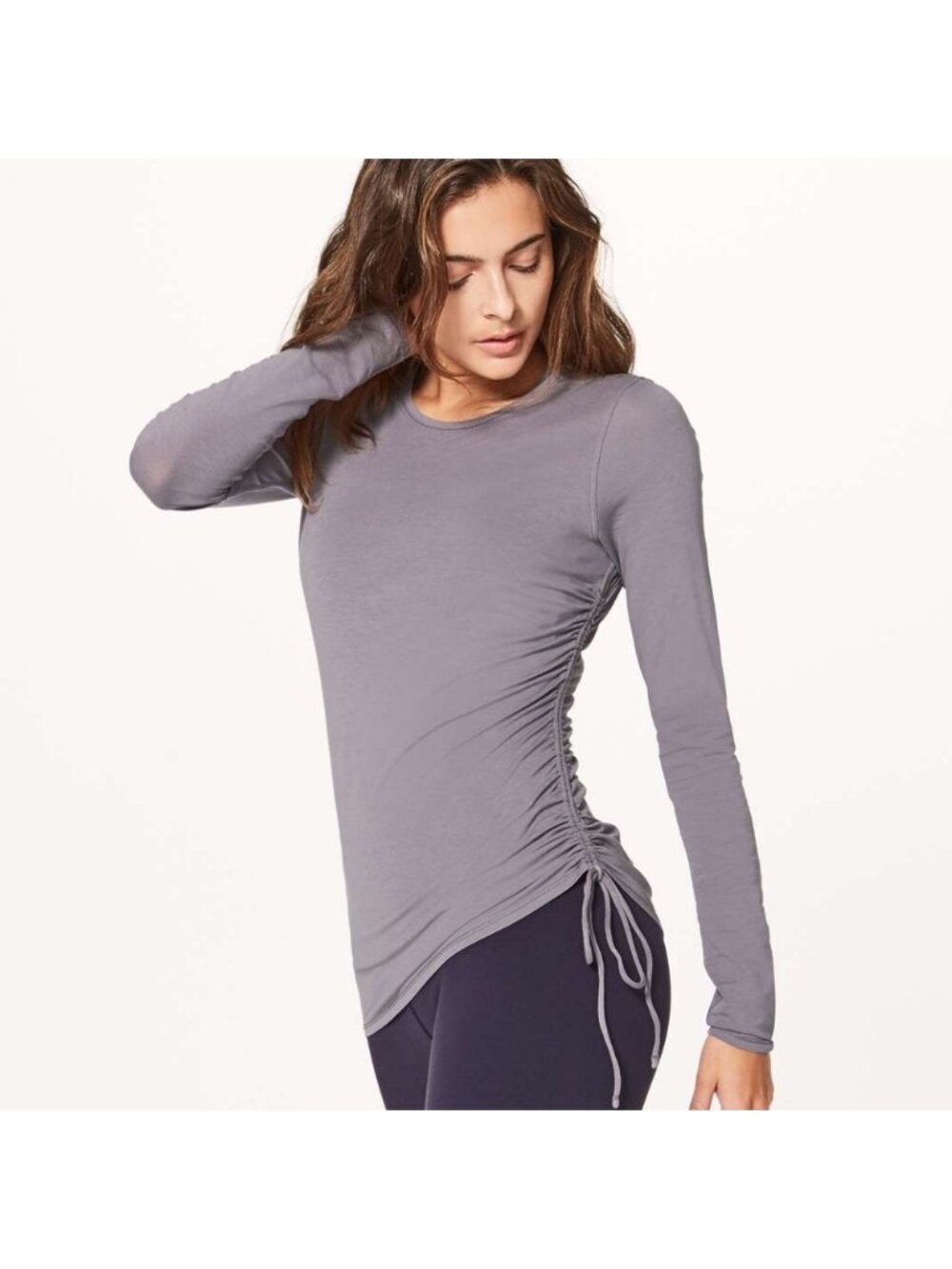 Lululemon Cinch It Long Sleeve Dusky Lavender
